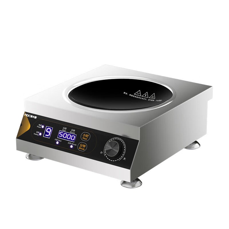 麥大廚220V旋鈕款臺式凹爐5KW